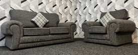 Verona two seater sofa with matching armchair 