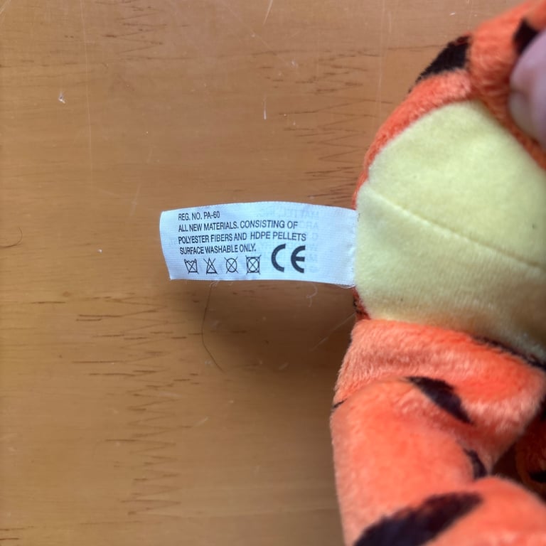 Disney Tigger Winnie The Pooh 1990 Plush Soft Toy