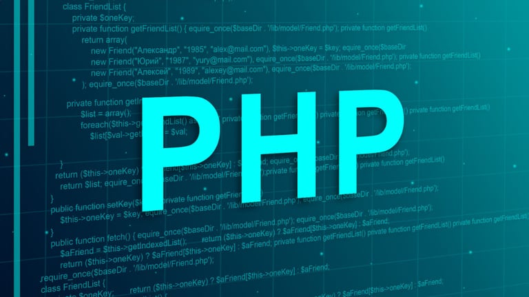 building a professional website for PHP web applications.