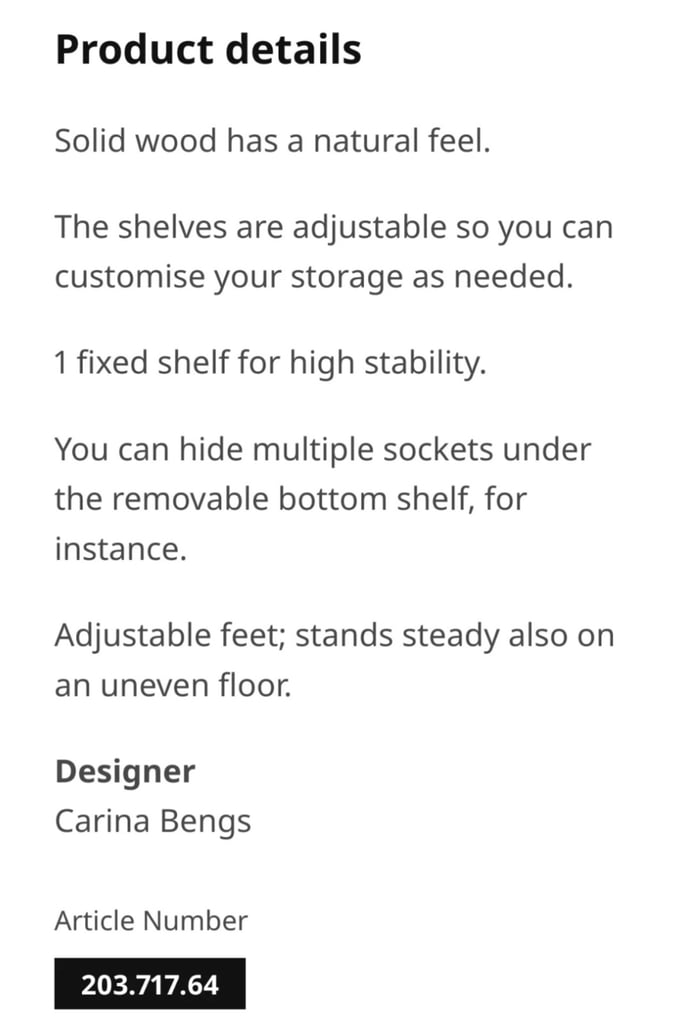 IkEA Hemnes Tall Solid Bookcase Black/Brown