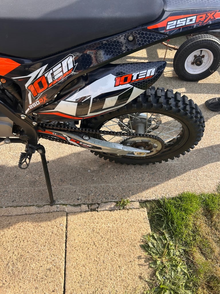 10 ten 250 rx motocross 