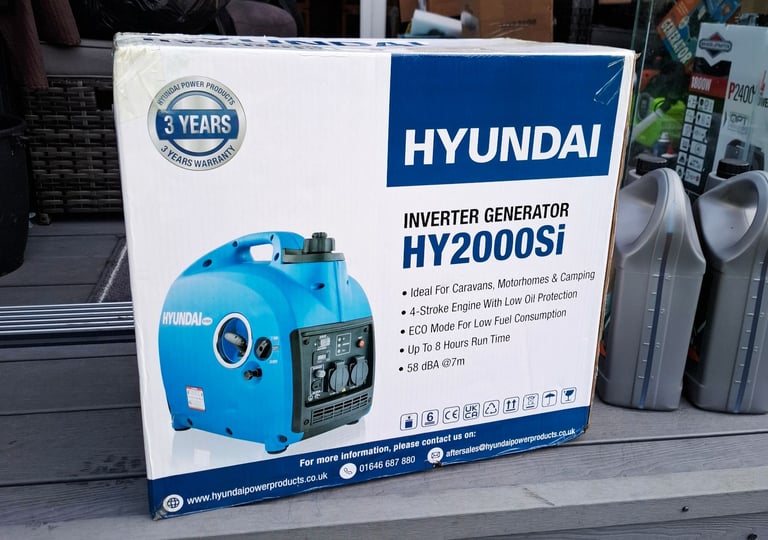 Petrol generator Hyundai 2000W / 2kW Petrol Inverter Generator,