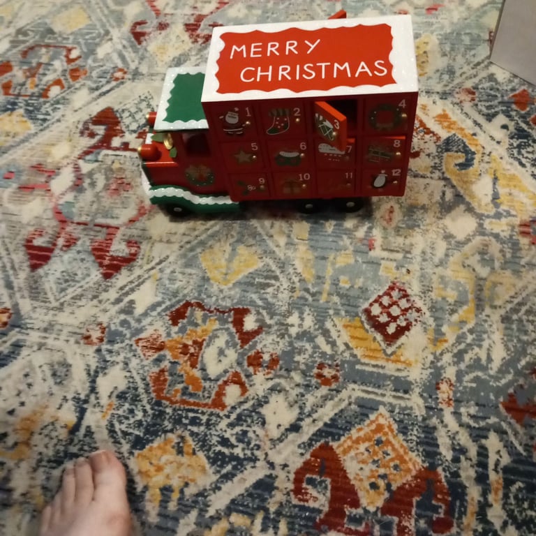 Christmas decoration lorry advent calendar 