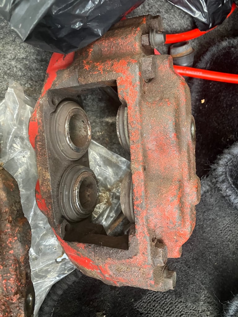 Subaru impreza wrx sti 4 pot calipers