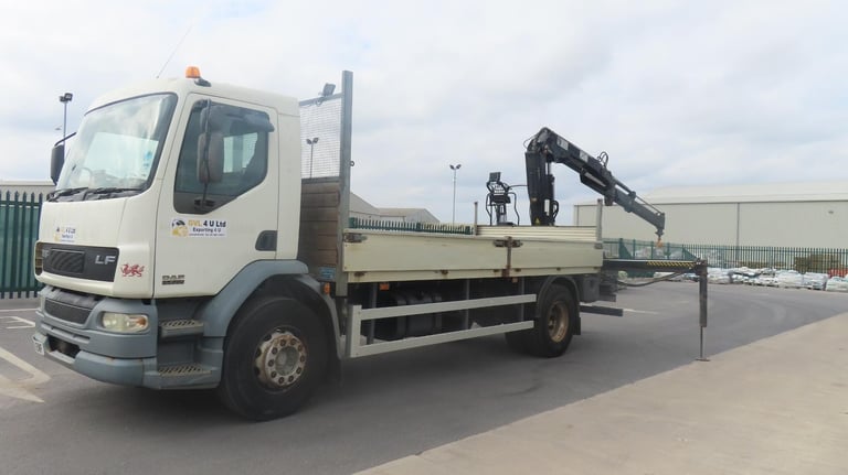 2006 DAF TRUCKS FA LF55.220 DAF 24 VALVE ENG HIAB 122B-1CL CRANE MANUAL GEARBOX 