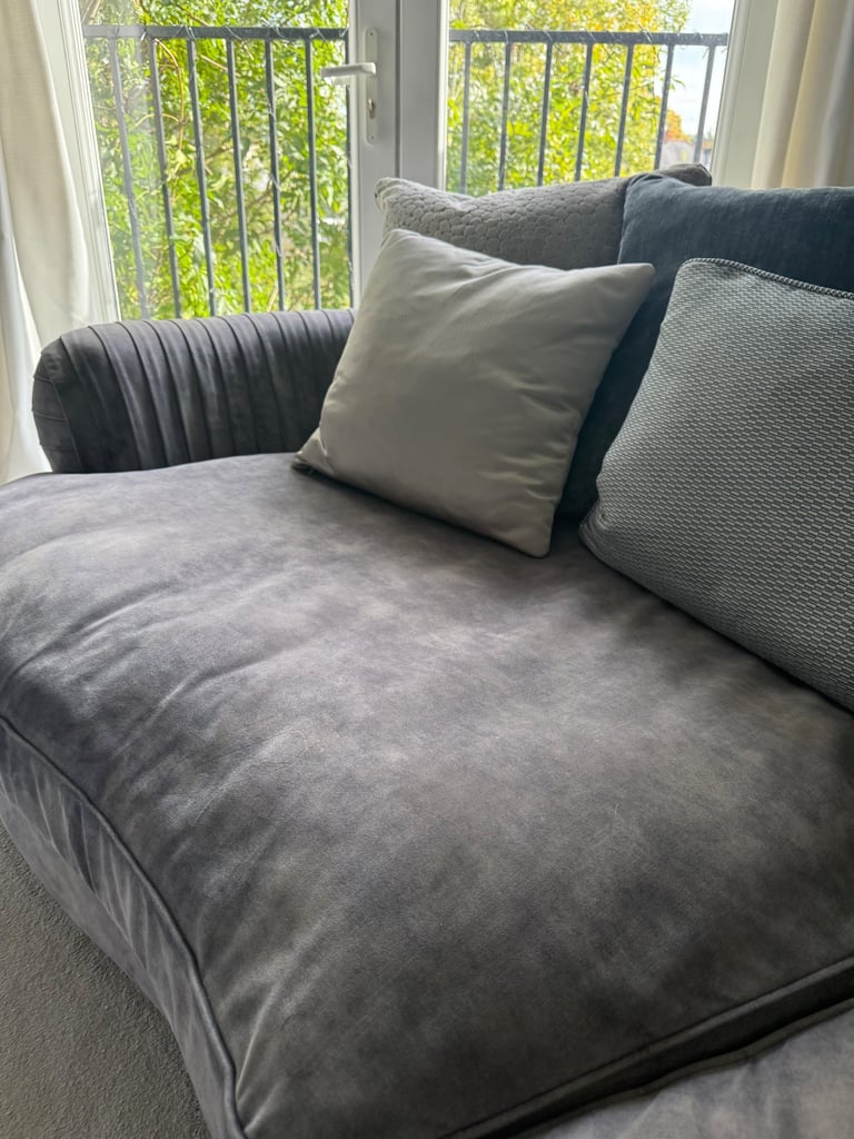 Sofa and footstool 