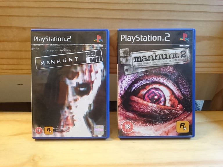 image for Playstation 2 Games Manhunt 1 & 2 Rare Mint Bundle CAN POST