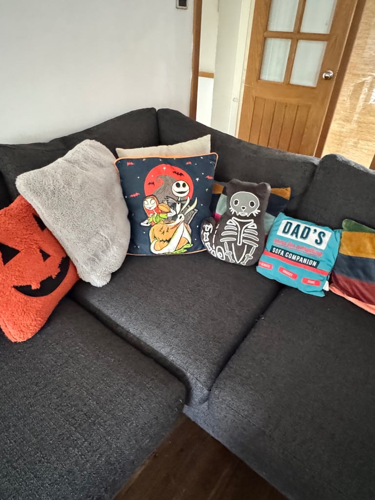 Barker & Stonehouse - Grey L-Shaped Sofa 