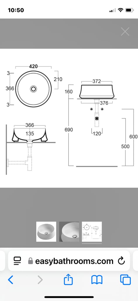 Alto Countertop Basin