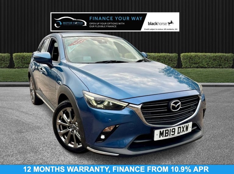 2019 19 MAZDA CX-3 2.0 SKYACTIV-G SPORT NAV+ SUV 5DR PETROL MANUAL EURO 6 (S/S) 