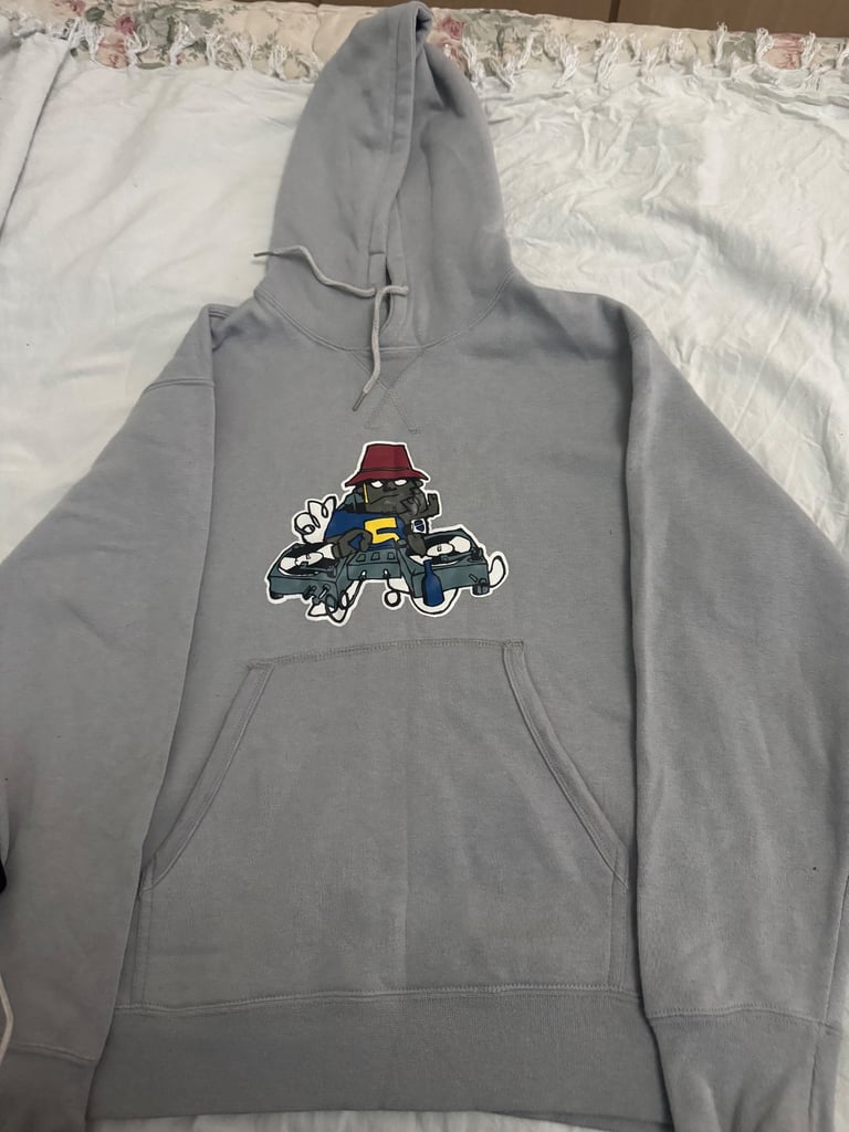 Hoodie gray - 11/12 machine washable 