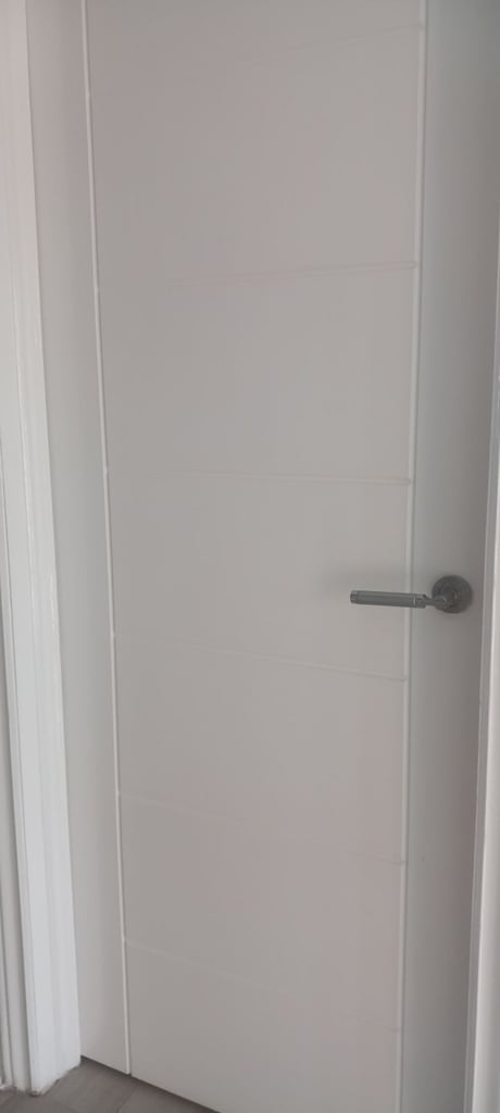 2 white  internal doors