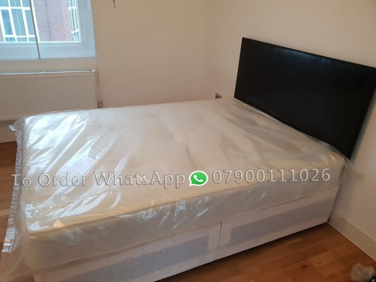 FREE DELIVERY 5FT KING SIZE DIVAN BED AND MATTRESS BRAND NEW in