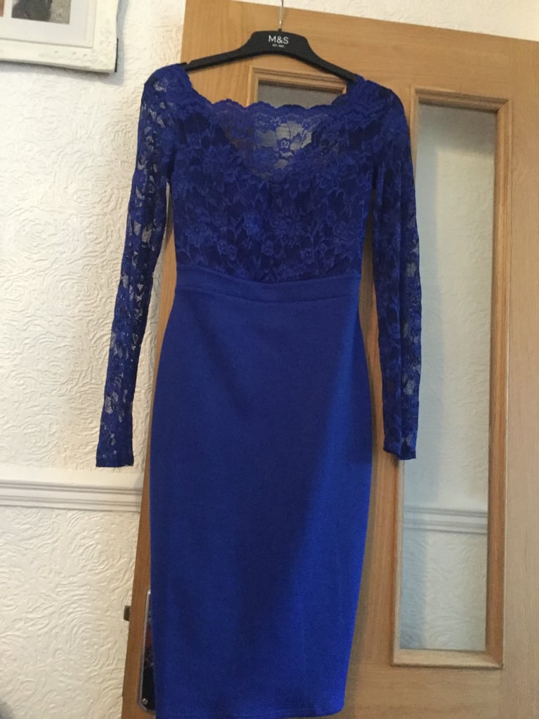 Jessica wright outlet blue lace dress