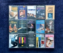 MUSIC CASSETTES - JOB LOT OF 42 TAPES - POP, ROCK, CLASSICAL, COUNTRY, OPERA, EASY LISTENING