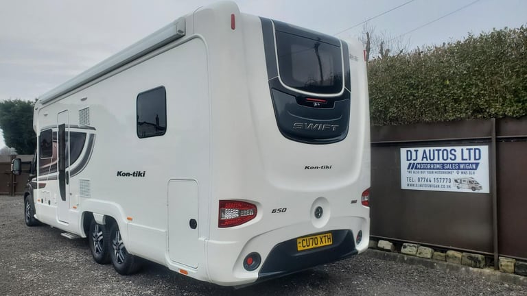 Fiat SWIFT KON-TIKI 650 motorhome 4 berth 4 seatsbelts Island bed 2020