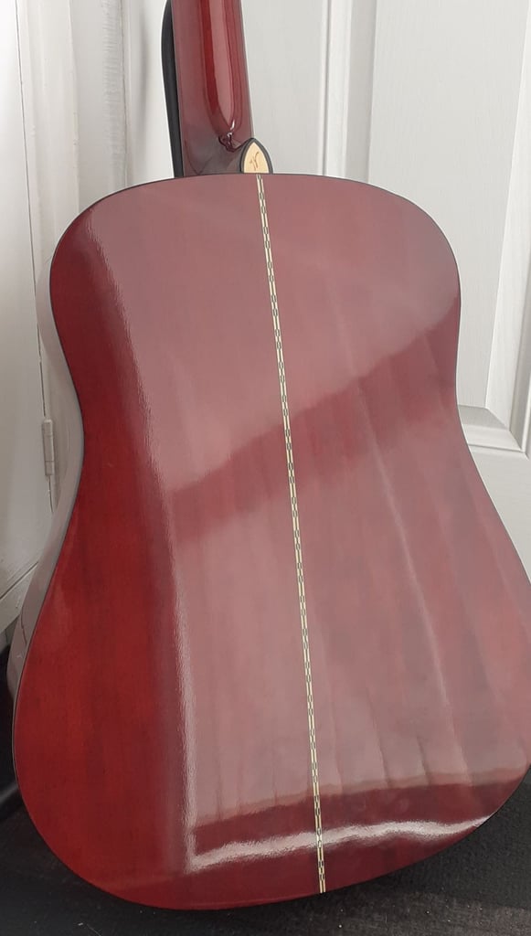 Vintage Natural Washburn D-12-12N 12 String Acoustic guitar 