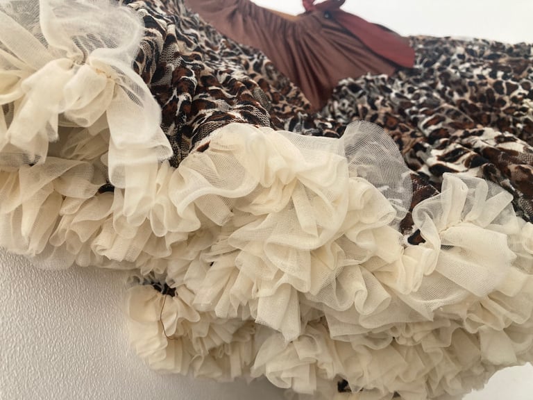 Angel Face animal print tutu skirt 