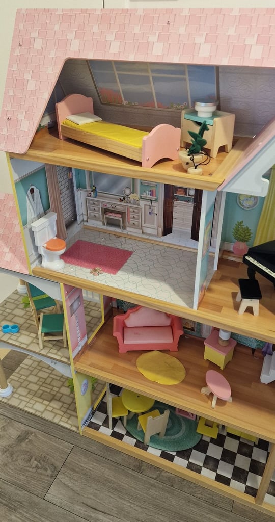 Leynir Kidkraft Dockhus Sparkle Mansion Kidkraft Dolls House For