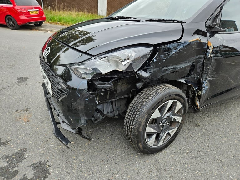 2024 24 HYUNDAI I10 1.0 Advance 5dr Black Damaged Salvage