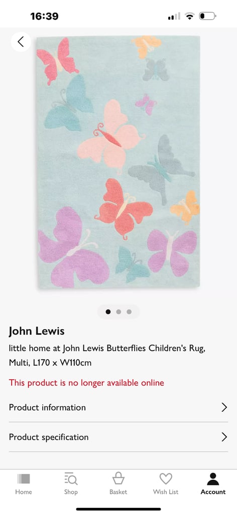 John Lewis wool carpet 