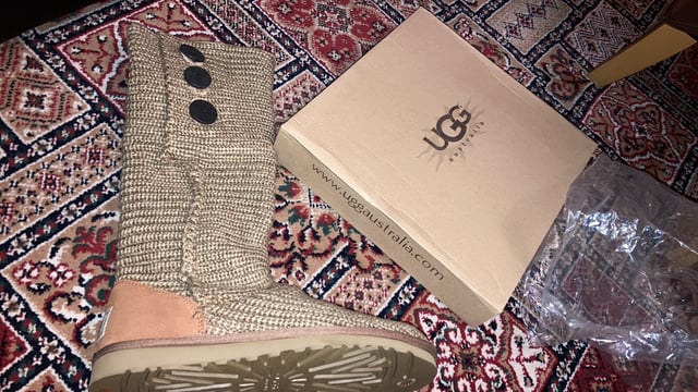 Purl cardy clearance knit ugg