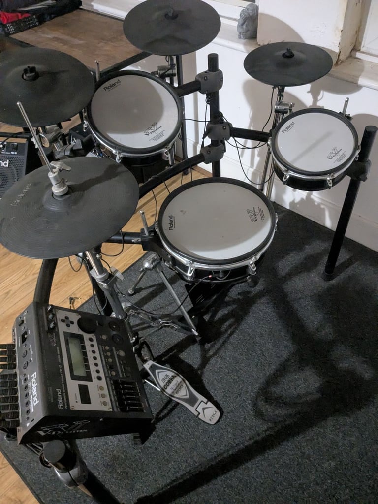 image for **upgraded** roland td12 drum kit