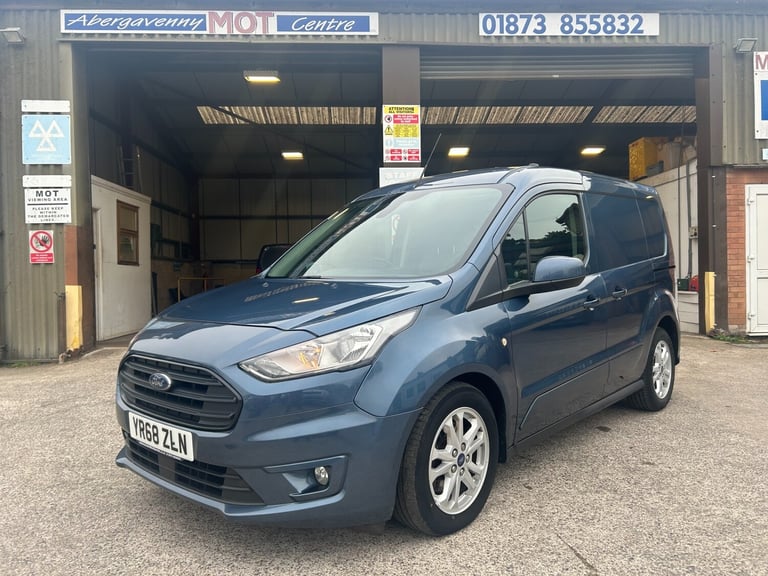 2018 68 Ford Transit Connect Limited 1.5 EcoBlue 120ps L1 SWB Blue 99,500 miles