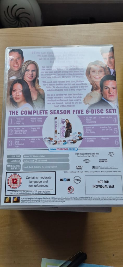 Ally McBeal seasons 1 - 5 bundle