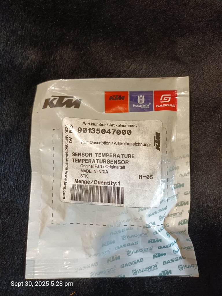 ktm rc 125 2016 temperature sensor, New
