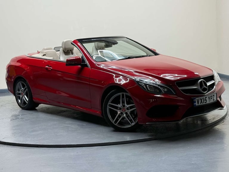 2015 Mercedes-Benz E Class 2.1 E220 AMG Line Premium Bluetec Auto 2dr Convertible Diesel Automatic