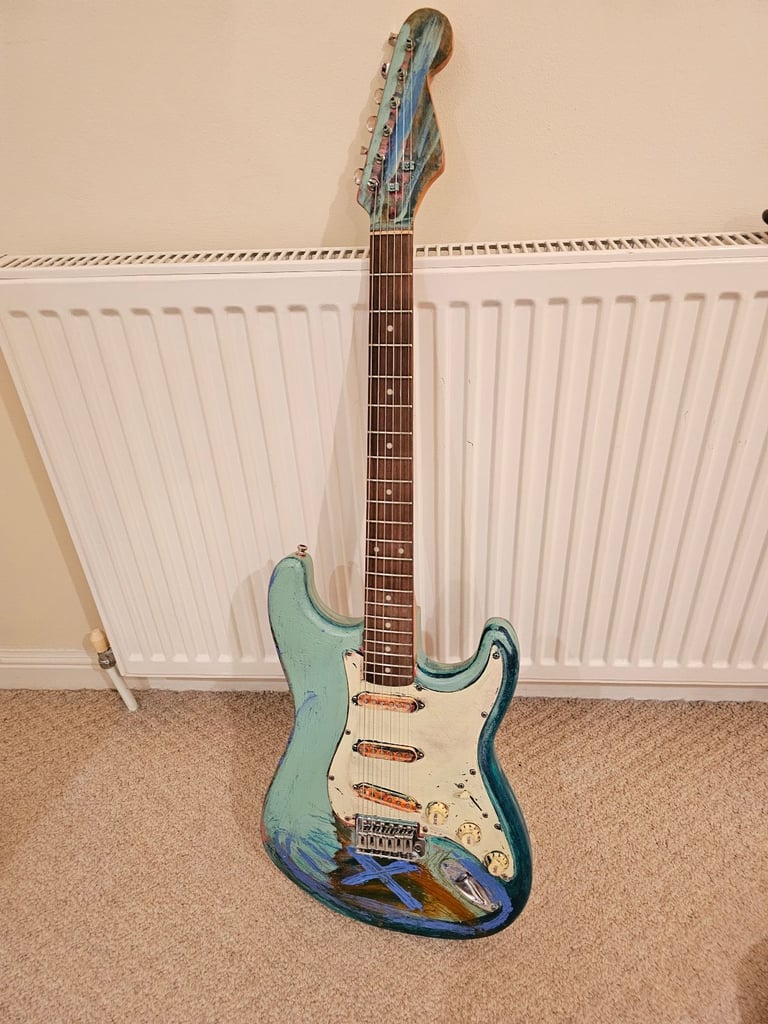 Relic 60s Stratocaster partsocaster (not Fender) style guitar for sale.  