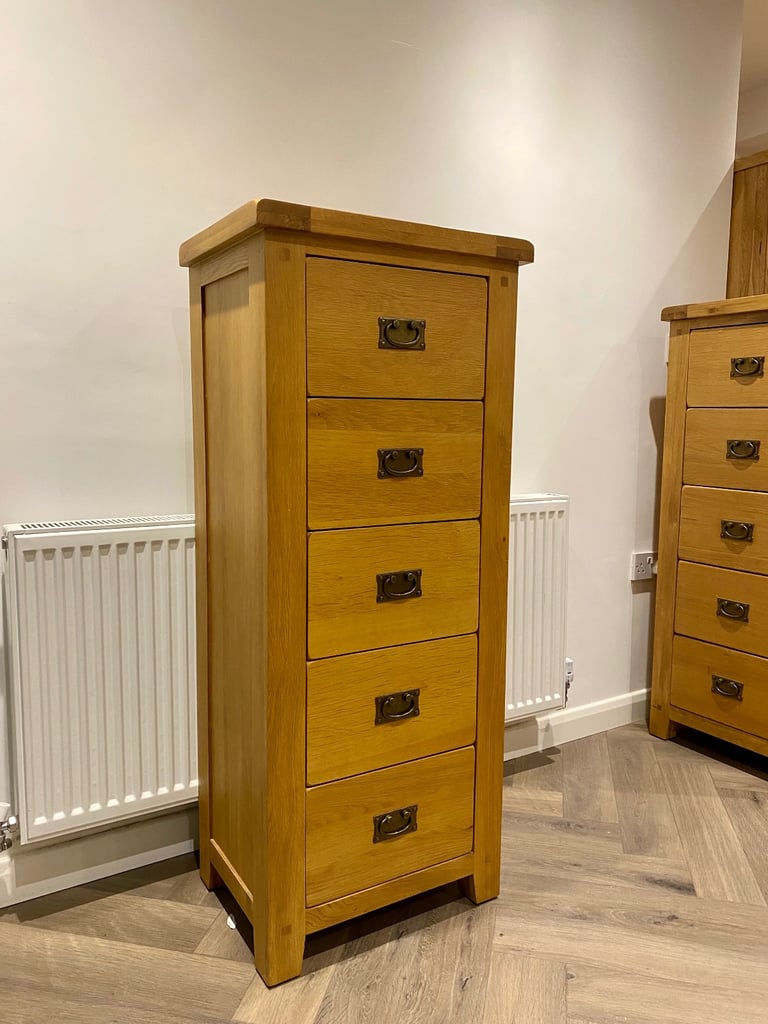 image for Oak Tallboy X2 Available 