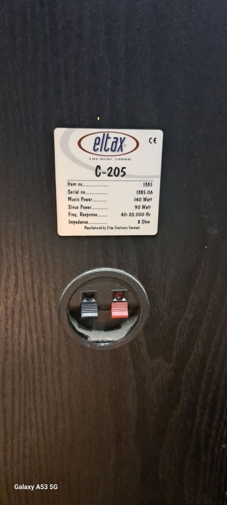 Eltax floor standing speakers 