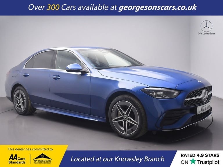 2022 Mercedes-Benz C Class 2.0 C300e 25.4kWh AMG Line Saloon 4dr Petrol Plug-in Hybrid G-Tronic+ ...