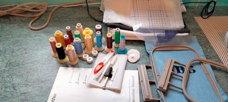 image for Brother Inov-Is V3 embroidery machine.almost NEW