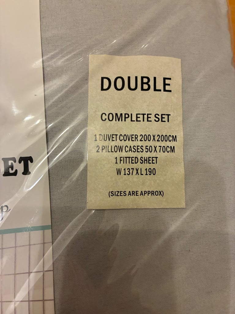Double Duvet Cover Set