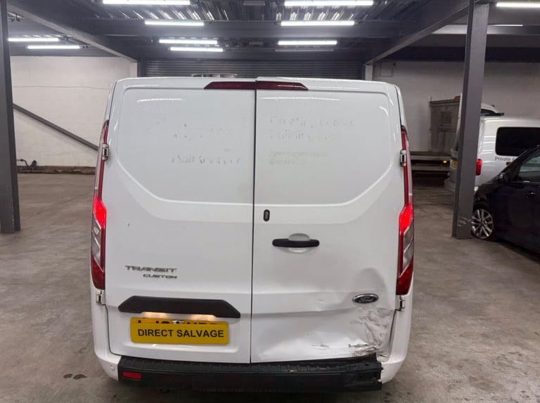 2023 Ford Transit Custom 23 Reg 300 2.0 EcoBlue 130 Panel Van L1H1 No Vat salvage damaged repaira...