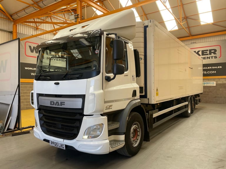 DAF CF290 *EURO 6*, 6X2 26 TONNE INSULATED FRIDGE/FREEZER – 2016 – PF65 LKG