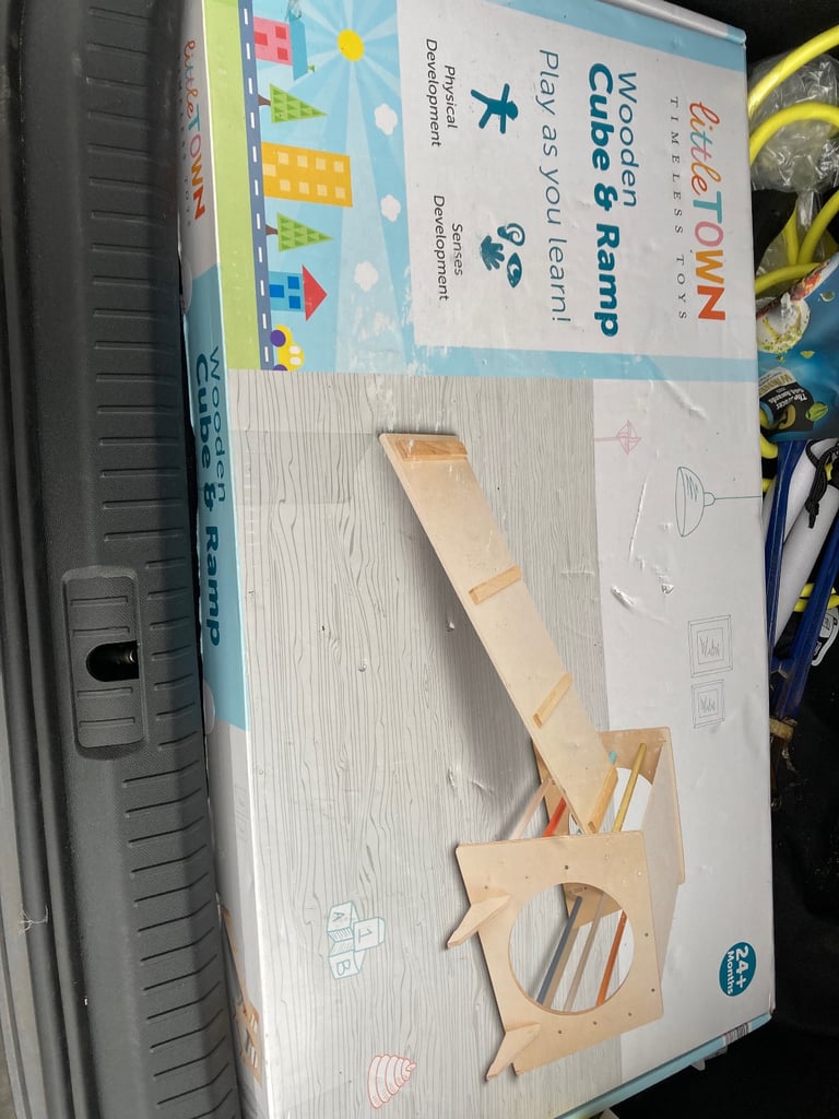 Aldi 2024…. Wooden Cube & Ramp