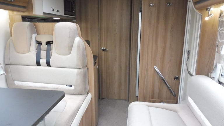 Bessacarr 574 4 berth 4 seat belts fixed single beds motorhome for sale