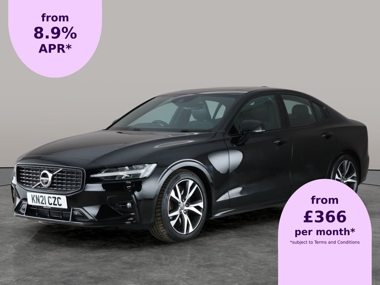 2021 Volvo S60 2.0 B5 MHEV R-Design Saloon 4dr Petrol Hybrid Auto Euro 6 (s/s) (250 ps) -  Saloon...
