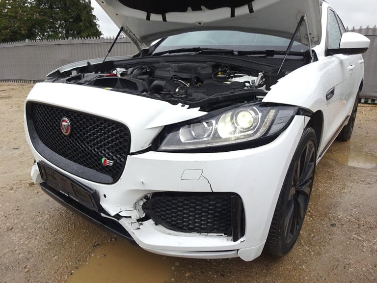 2017 67 REG JAGUAR F-PACE V6 S AWD 3.0 DIESEL AUTO DAMAGED REPAIRABLE SALVAGE