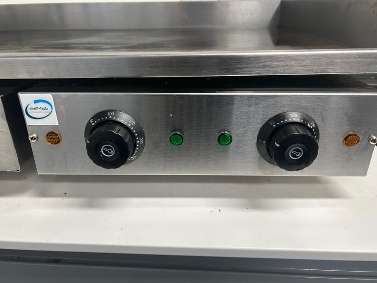 image for Electric flat top grill, double panini press 