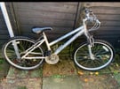 Silver mountain bike for sale unisex 