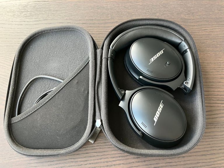 image for Bose QuietComfort 45 QC45 Noise Cancelling Wireless Over-Ear Headphones - Black