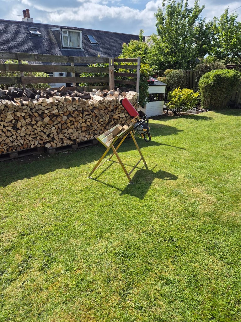 Titan chainsaw, sharpener and log horse