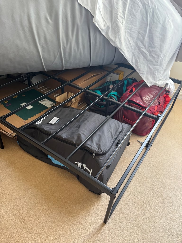image for Metal King Bed frame 