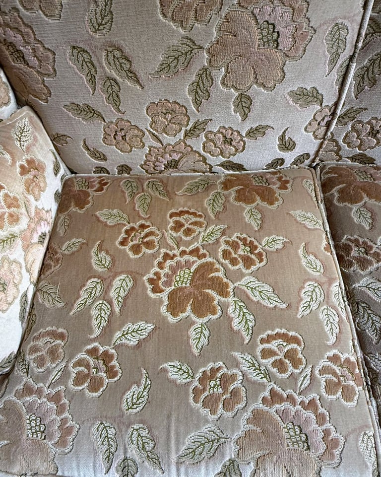 Parker Knowll sofa, chairs and footstall