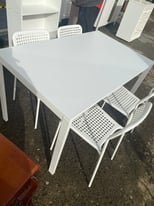 image for Table and 4 chairs 